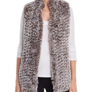 Aqua Fur Vest